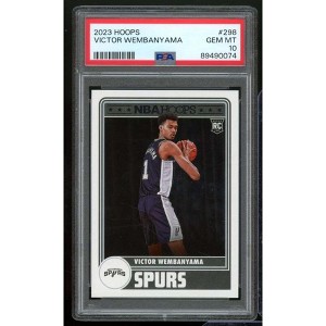 Victor Wembanyama Rookie Card 2023-24 Hoops #298 PSA 10 - 1 of 2