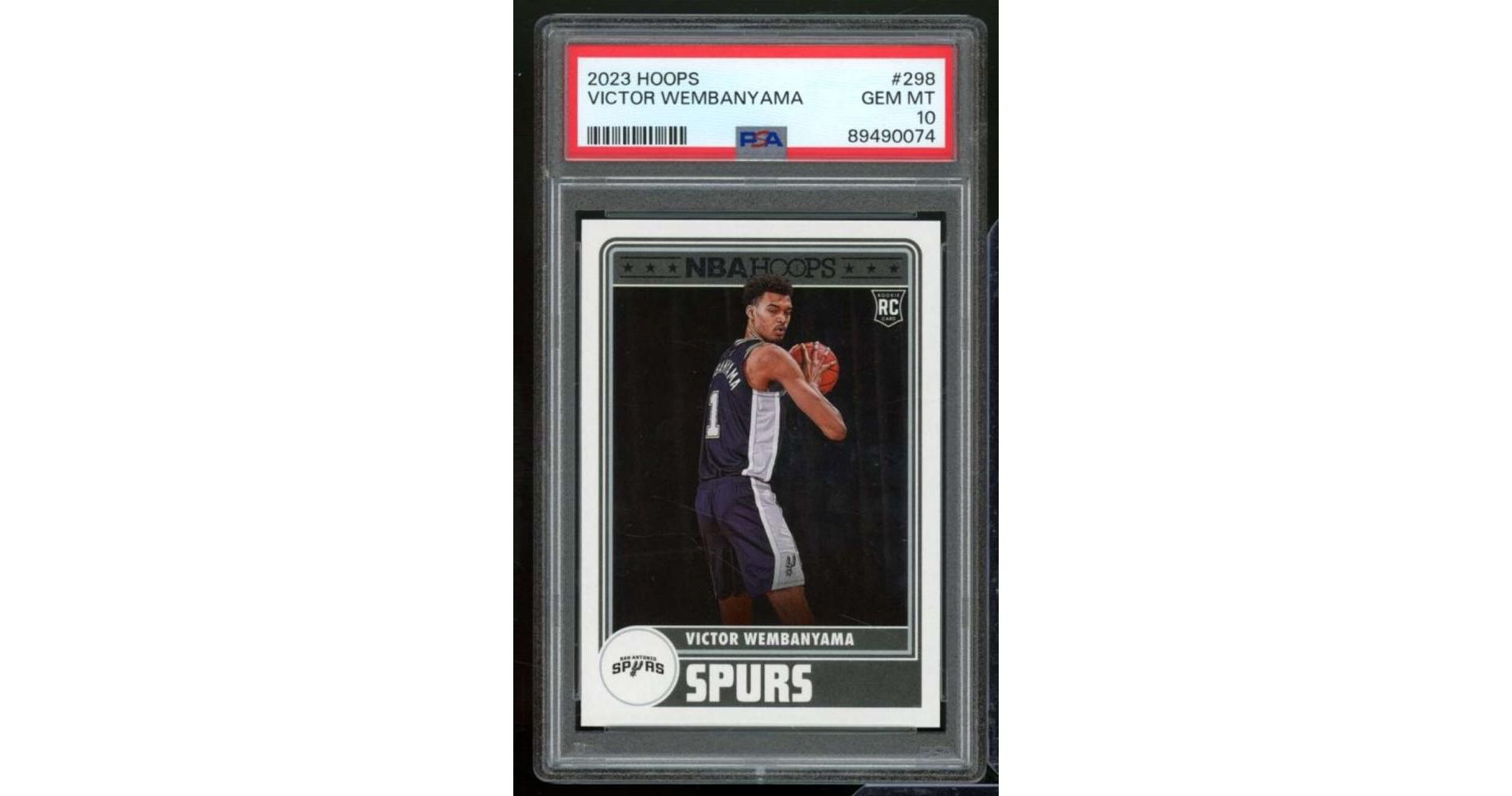 Victor Wembanyama Rookie Card 2023-24 Hoops #298 PSA 10