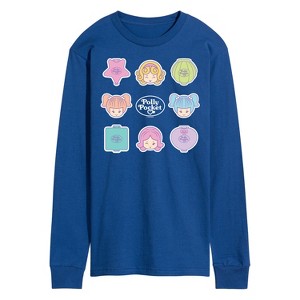 Men's - Polly Pocket - Polly Pocket Grid Long Sleeve Graphic T-Shirt - 1 of 3
