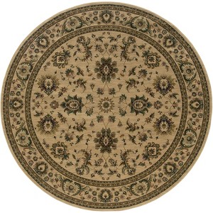 Oriental Weavers Ariana 311I3 Ivory/ Green Indoor Area Rug - 6' Round - 1 of 1
