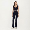 Anna-Kaci Active Women's High Waist Flare Sweatpants with Slim Fit Stretch Fabric - 2 of 4