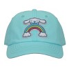 Cinnamoroll Chenille Character Patch Men's Teal Washed Cotton Twill Baseball Cap - 2 of 4