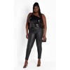 Women's Plus Size Ansley Top - black | CITY CHIC - image 3 of 4