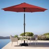 Hyleory 9FT Lighted Market Umbrella for All Seasons/ Size: 91.2" H x 108" W x 108" D - 3 of 4