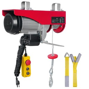 VEVOR Electric Hoist, 1320 lbs Lifting Capacity, 1150W 110V Electric Steel Wire Winch with 14ft Wired Remote Control, 40ft Single Cable Lifting Height - 1 of 4