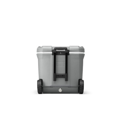 Gray 65-Quart Wheeled Outdoor Cooler with Insulated Lid