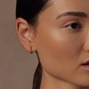 Bearfruit Jewelry Sterling Silver 18k Gold Plated Hannah Tangled Hoop Earrings - 3 of 3