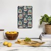 Heather Dutton Gingerbread Village Blue Cutting Board Rectangle -Deny Designs - 3 of 3