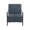 NicBex 26.38" Modern Lounge Chair Upholstered Accent Chair with Sturdy Metal Frame for Living Room, Bedroom, Set of 2 - 3 of 4