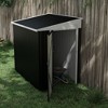 NicBex 4' x 8' Outdoor Storage Shed with Lockable Door and 2 Air Vents, Lean to Storage Shed for Backyard, Patio, Lawn - 2 of 4