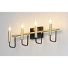 Maxim Lighting Sullivan 4 - Light Vanity in  Black/Gold - 3 of 4