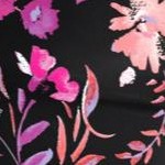 black multi florals