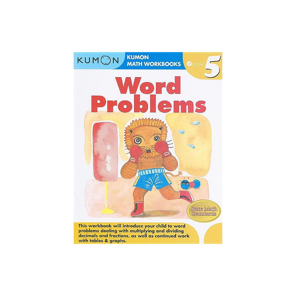 Kumon Grade 5 Word Problems - (Kumon Math Workbooks) (Paperback)