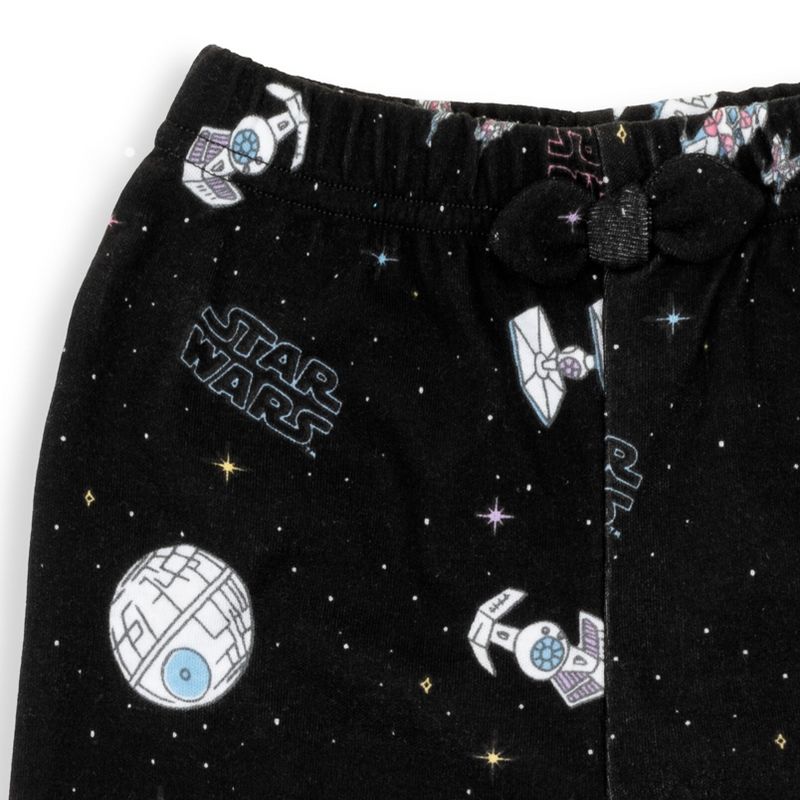 Star Wars Princess Leia R2-D2 Baby Girls 2 Pack Pants Newborn to Infant, 5 of 8