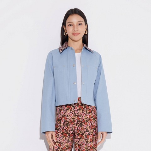 Wild Fable Women's Chore Jacket - Wild Fable™ Light Blue XL