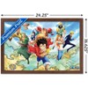 Trends International One Piece: Fishman Island - Crew East Blue Framed Wall Poster Prints - 3 of 4