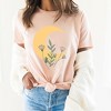 Simply Sage Market Women's Flower Moon Short Sleeve Graphic Tee - 2 of 3