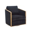 Sapphtopaz Accent Chair Swivel Barrel Chair for Living Room Comfy Lounge Chat Chair 360 Degree Rotation Seat for Bedroom, Office - 4 of 4