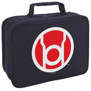 Green Lantern Blackest Night Red Lantern Logo Insulated Soft Sided Lunch Box - 1 of 4