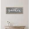 Cheung's Lucia Painted Galvanized & Wood Gather Wall Sign - 2 of 4