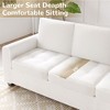 Whizmax Modular Sectional Sofa, Chenille Reversible Modular Sectional Sofa, Sofa Couch with Storage Seats, Sofa Set for Living Room, Beige - 3 of 4