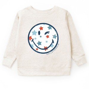 The Juniper Shop SmileyWorld Patriotic Star Wink Youth Sweatshirt - 1 of 4