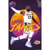 Trends International NBA Los Angeles Lakers - LeBron James 20 Unframed Wall Poster Print Clear Push Pins Bundle 22.375" x 34" - 4 of 4