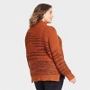 Women's Mock Turtleneck Marled Pullover Sweater - Knox Rose™ - image 2 of 3