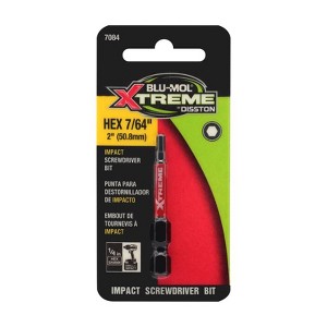 Blu-Mol Xtreme Hex 7/64 in. X 2 in. L Screwdriver Bit S2 Tool Steel 2 pc - 1 of 2