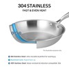 SKONYON 2pc Stainless Steel Cookware Sets Nonstick Pots and Pans Set - 4 of 4