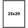 PosterPalooza | Flat Silver Picture Frame - UV Acrylic, Foam Board Backing, Hanging Hardware - 2 of 4