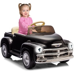 12V Kids Ride On Car, Battery Powered Electric Vehicle With Remote Control, Spring Suspension, Led Light and Music for Toddler Boys Girls 3-8 - 1 of 4