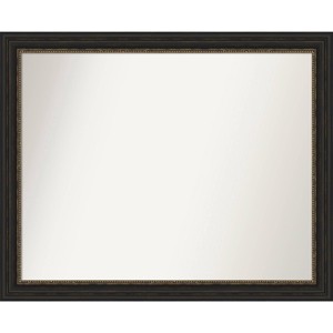 32" x 26" Non-Beveled Accent Bronze Narrow Wall Mirror - Amanti Art: Rectangle, Polystyrene Frame, Wall Mounted - 1 of 4