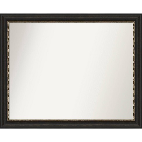 32" x 26" Non-Beveled Accent Bronze Narrow Wall Mirror - Amanti Art: Rectangle, Polystyrene Frame, Wall Mounted - image 1 of 4