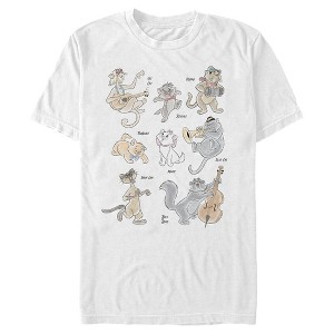 Men's Aristocats The Whole Cat Crew T-Shirt - 1 of 4