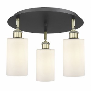 Clymer - 3 Light Flush Mount In Art Deco Style-9.38 Inches Tall and 15.63 Inches Wide - 1 of 1