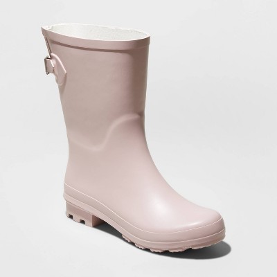 mid calf rain boots clearance