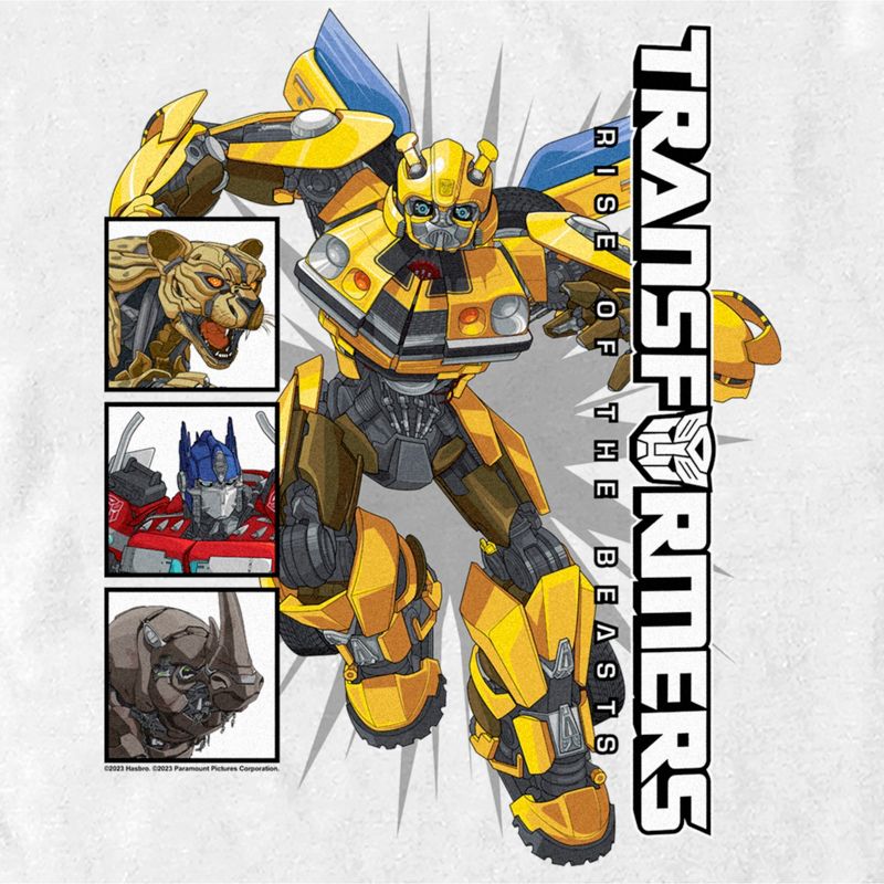 Men's Transformers: Rise of the Beasts Bumblebee Poster T-Shirt, 2 of 6