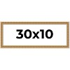PosterPalooza | Panoramic Refined Gold Picture Frame - UV Acrylic, Foam Board Backing, Hanging Hardware - 2 of 4