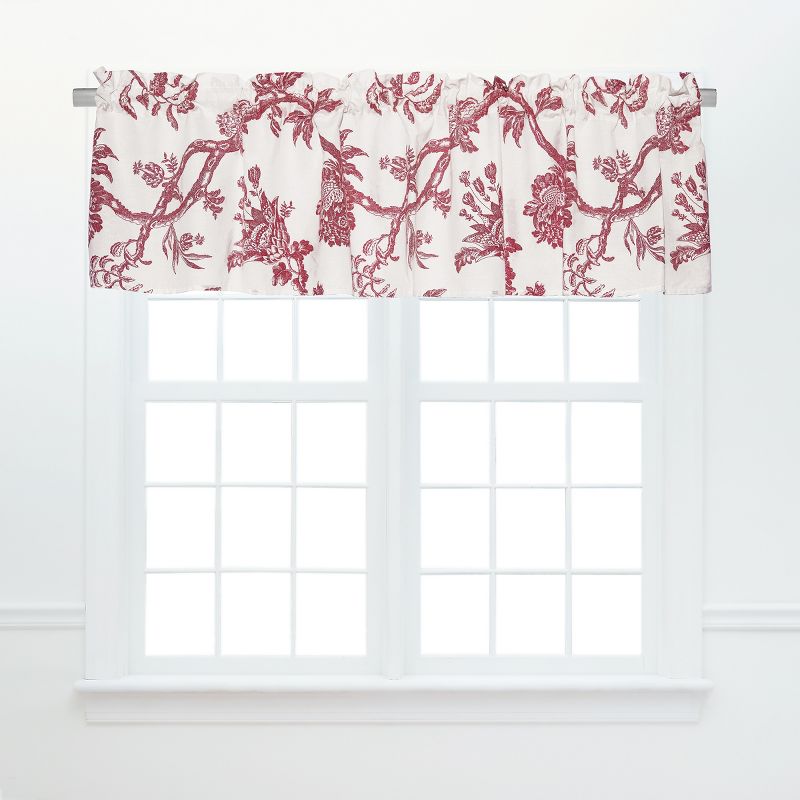 C&F Home Arcadia Red Valance Collection, 1 of 5