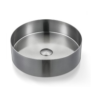 Fortune Candy 14.96'' Length Stainless Steel Circular Bathroom Basin - 1 of 4