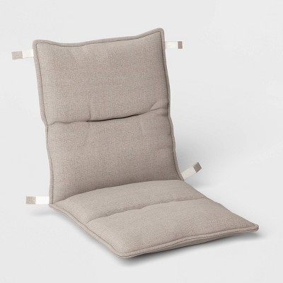 Piece Chair Cushions With Back Part Seat, Back Cushion With Straps, Low-back  Cushion Pad (style 1, 40 X 40 Cm)