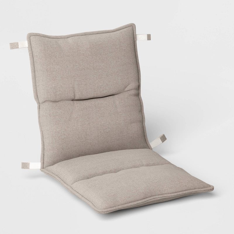  43"x21" Heathered Outdoor Chair Cushion - Threshold™, 1 of 6