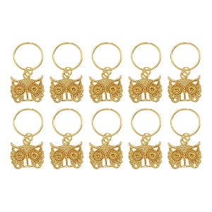 Unique Bargains Wings Hair Ring Pendants 10 Pcs - 1 of 4
