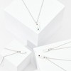 Girls' Engravable Square Sterling Silver Necklace - In Season Jewelry - 3 of 4