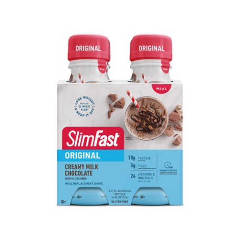 SlimFast Meal Replacement Shake Mix - Creamy Milk Chocolate - Shop Diet &  Fitness at H-E-B