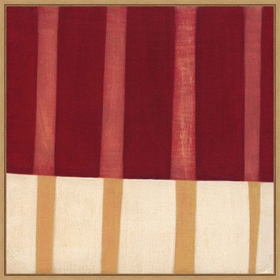 Amanti Art Broken Stripes 4 by Laura Nugent Canvas Wall Art Print Framed 22 x 22-in.