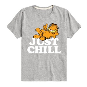 Boys' - Garfield - Just Chill Short Sleeve Graphic T-Shirt - 1 of 4