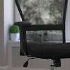 Flash Furniture Mid-Back Black Mesh Contemporary Swivel Task Office Chair with Chrome Base and Adjustable Arms - 4 of 4