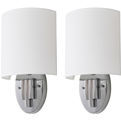 Darlene Wall Sconce (Set of 2) - Chrome - Safavieh